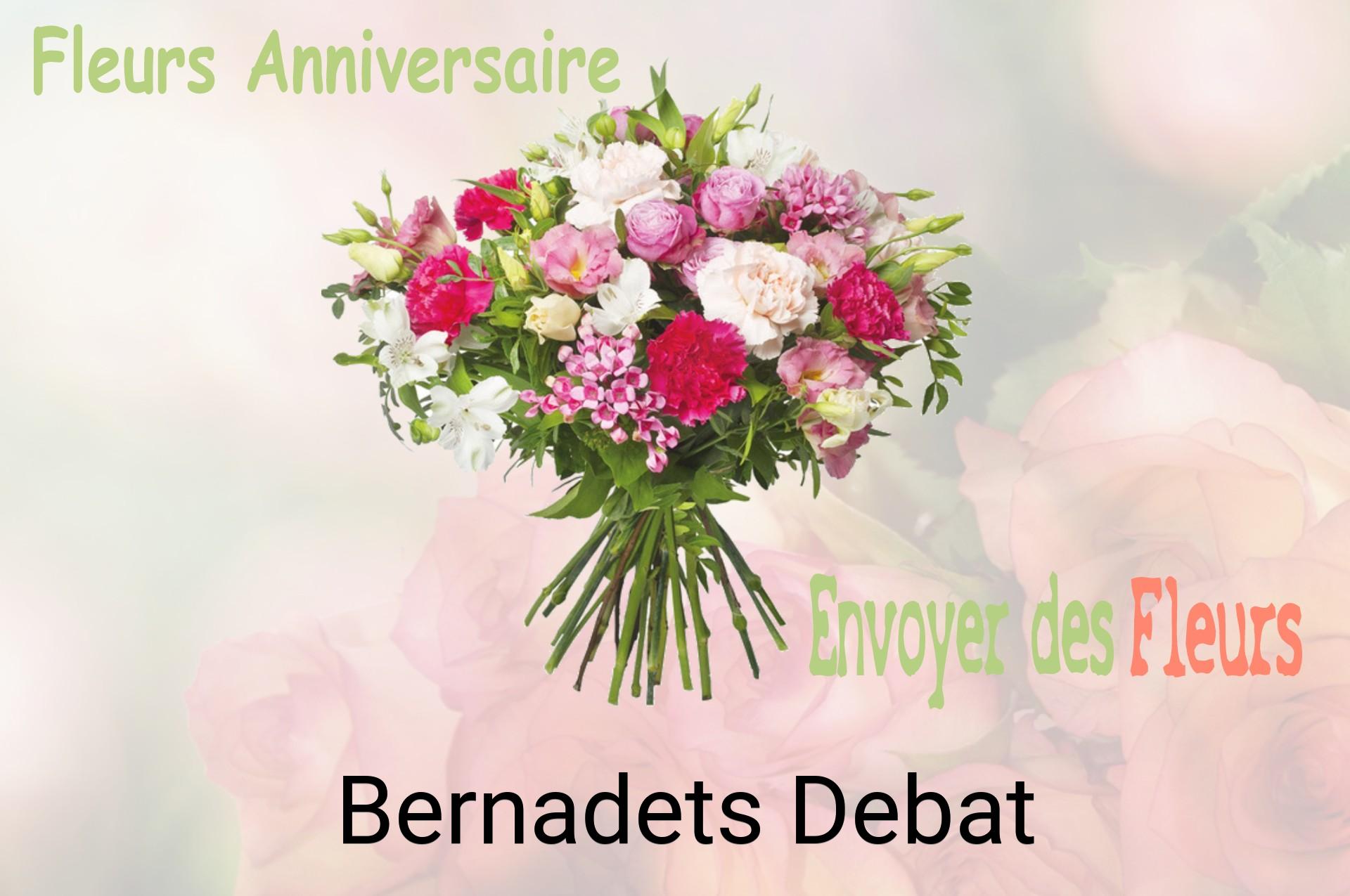 Bouquet de fleurs d’anniversaire livré à Bernadets-Debat