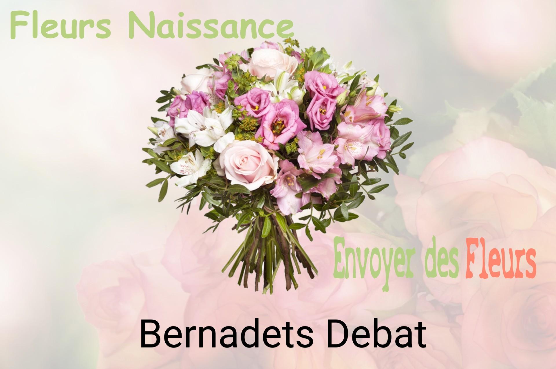 Bouquet de fleurs de naissance livré à Bernadets-Debat